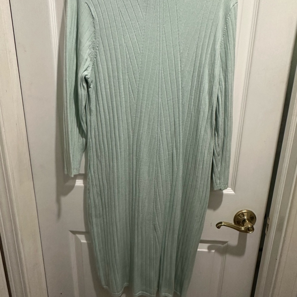 Torrid Mint Green Long Sleeve Dress